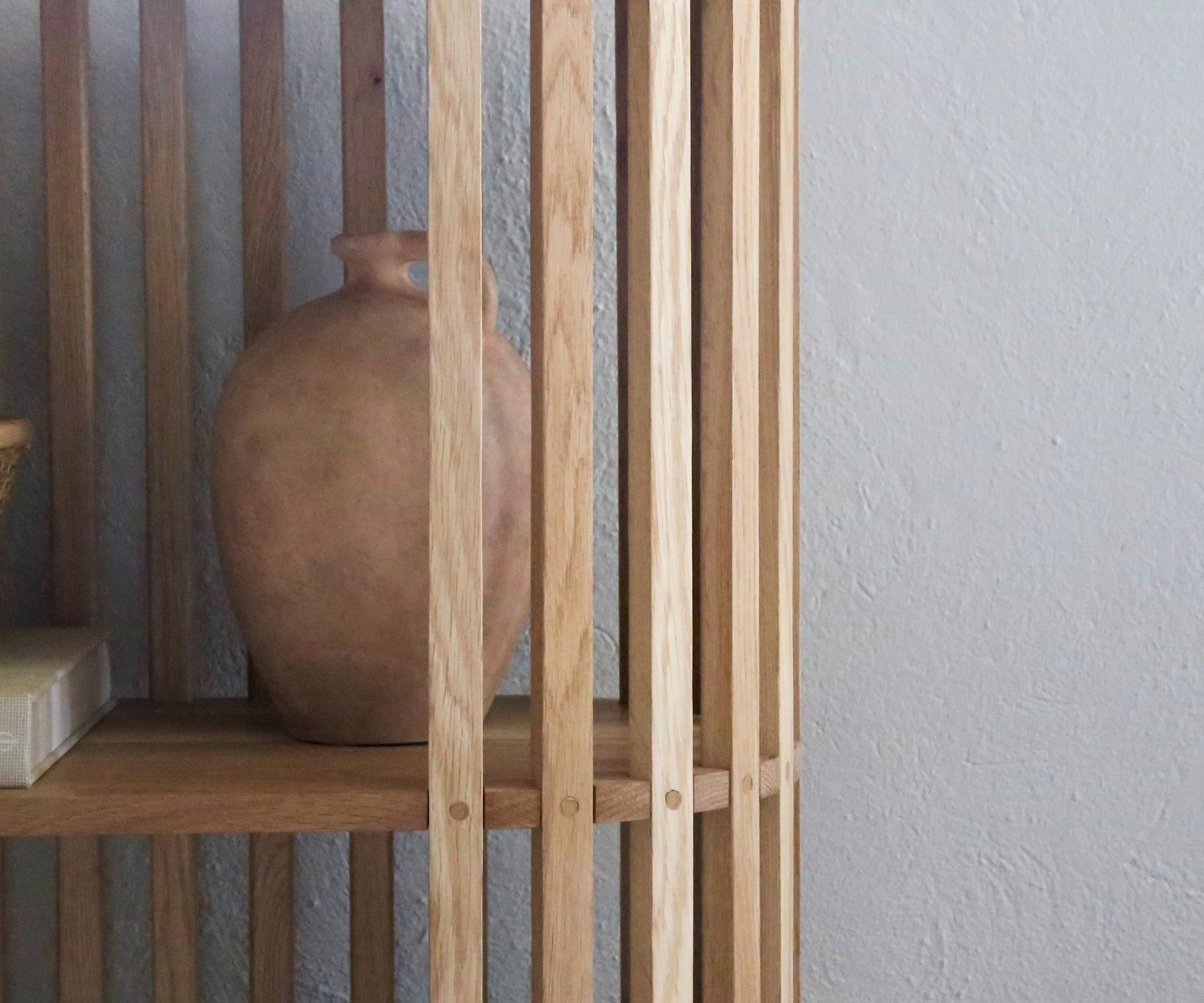 Slatted Console Table