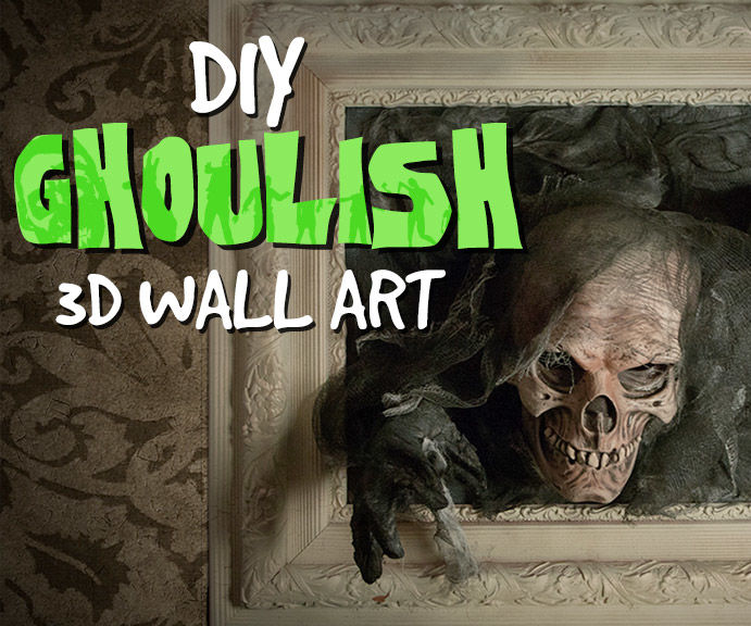 DIY 3D Skull Picture Frames
