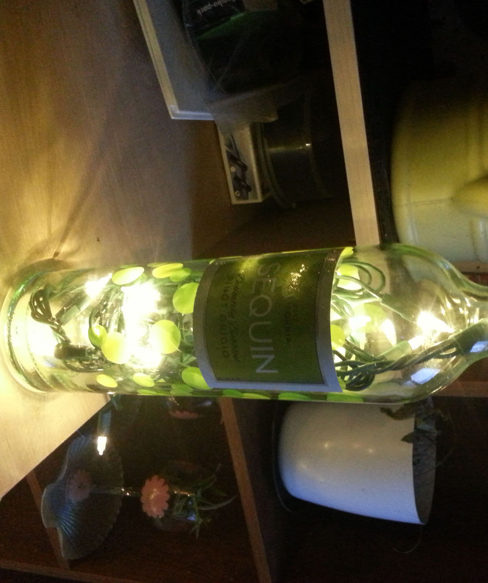 Light Up Wine Bottle