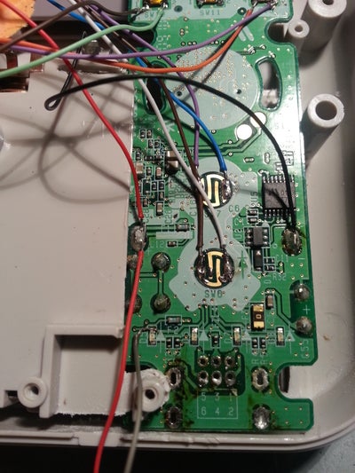 Soldering Wires on the Wiimote
