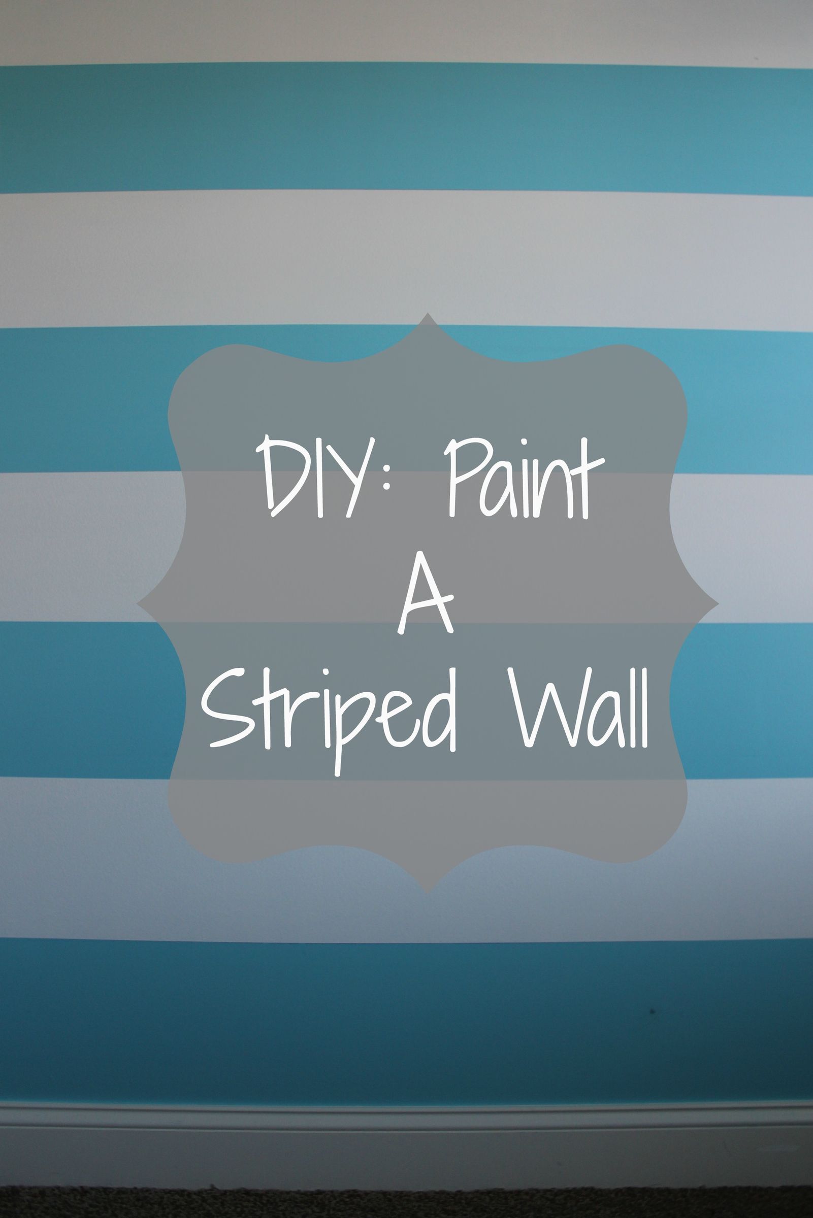 DIY Painting a Striped Wall Instructables