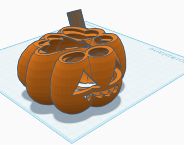 3d Printed Jack-o-lantern