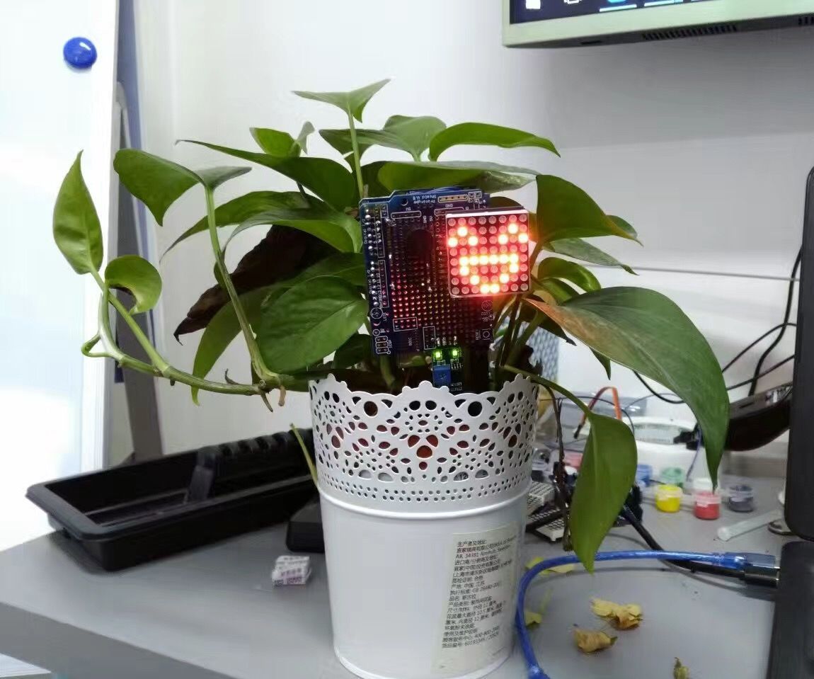 Plant Emoji Soil Moisture Detector