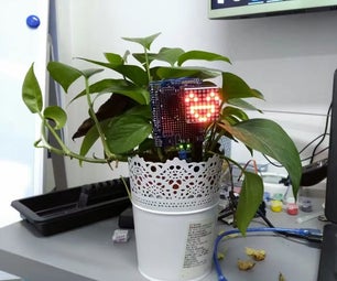 Plant Emoji Soil Moisture Detector