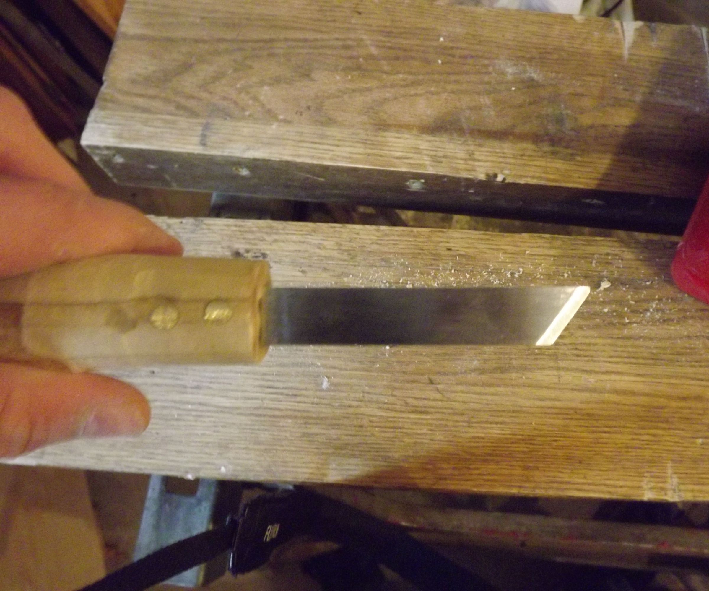 Making a Skew Chisel for the Lathe