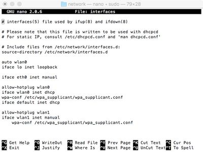 Use Terminal to Update the Settings