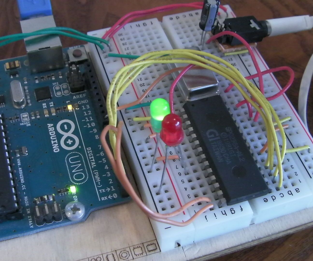 Arduino + Vintage Speech Chip