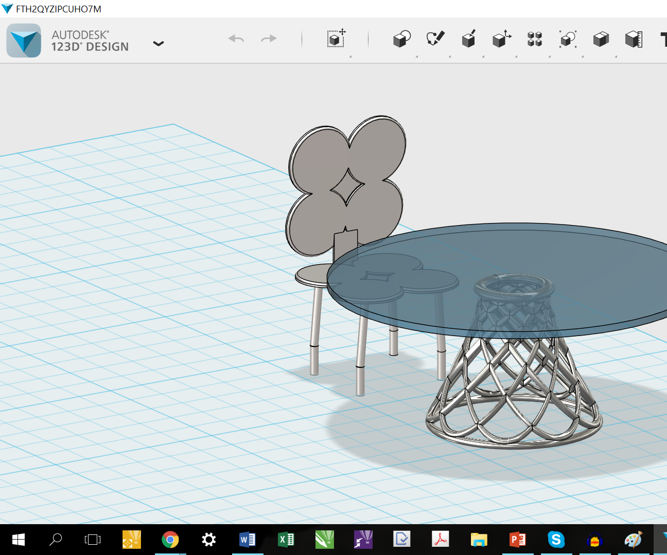 Chair and Table