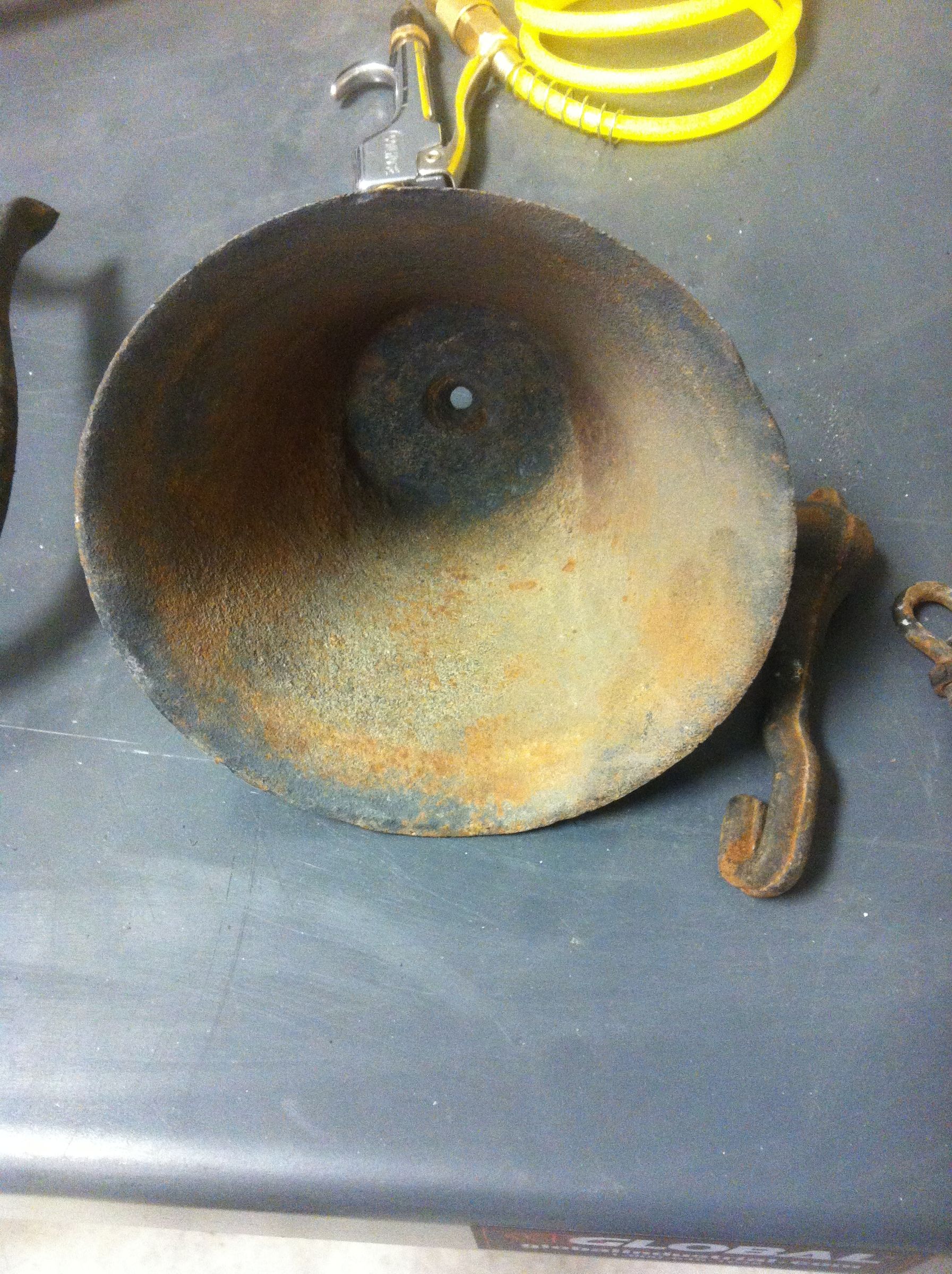 Refurbish an Old and Rusty Cast Bell at TechShop