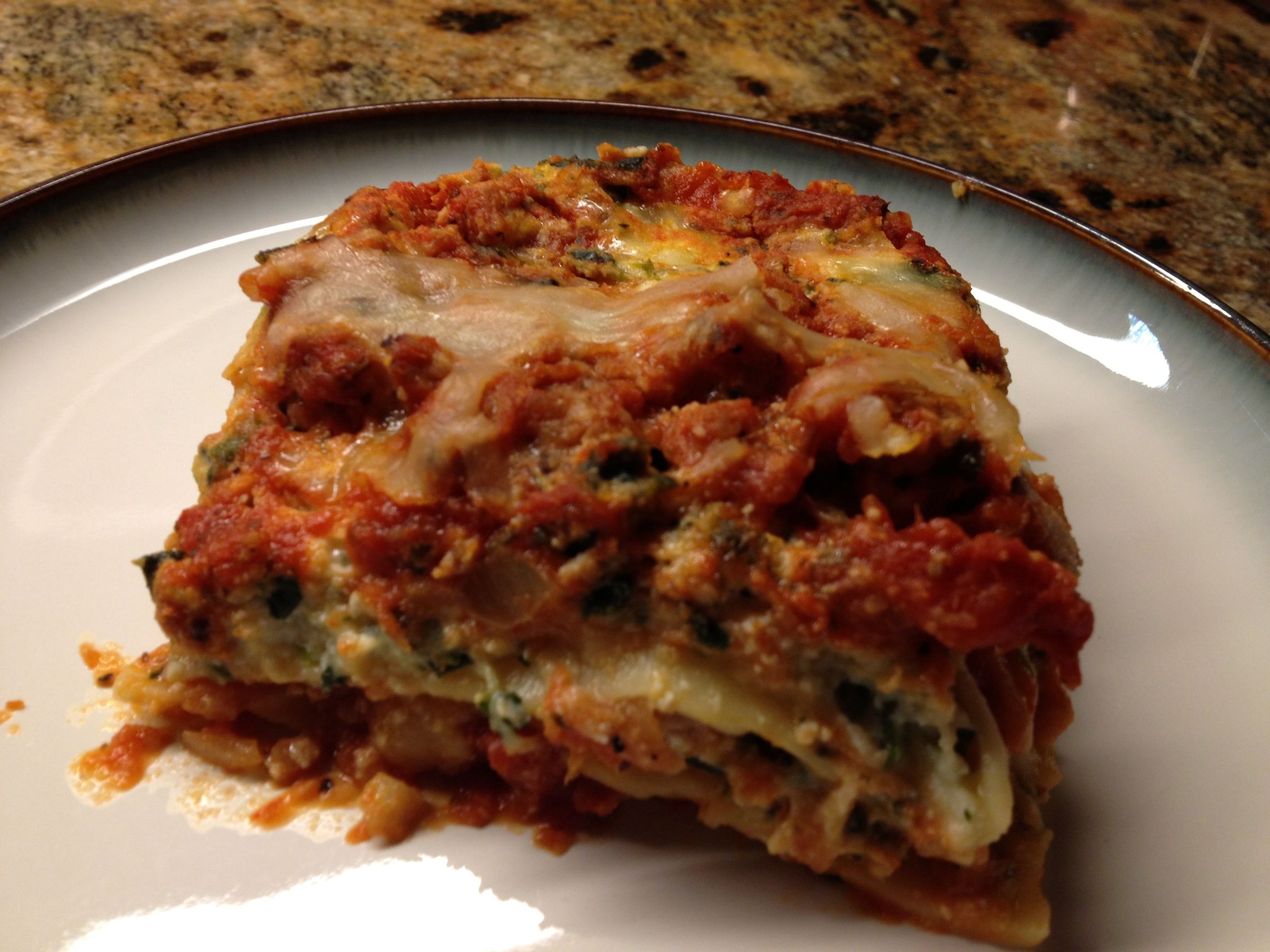 Turkey Spinach Lasagna