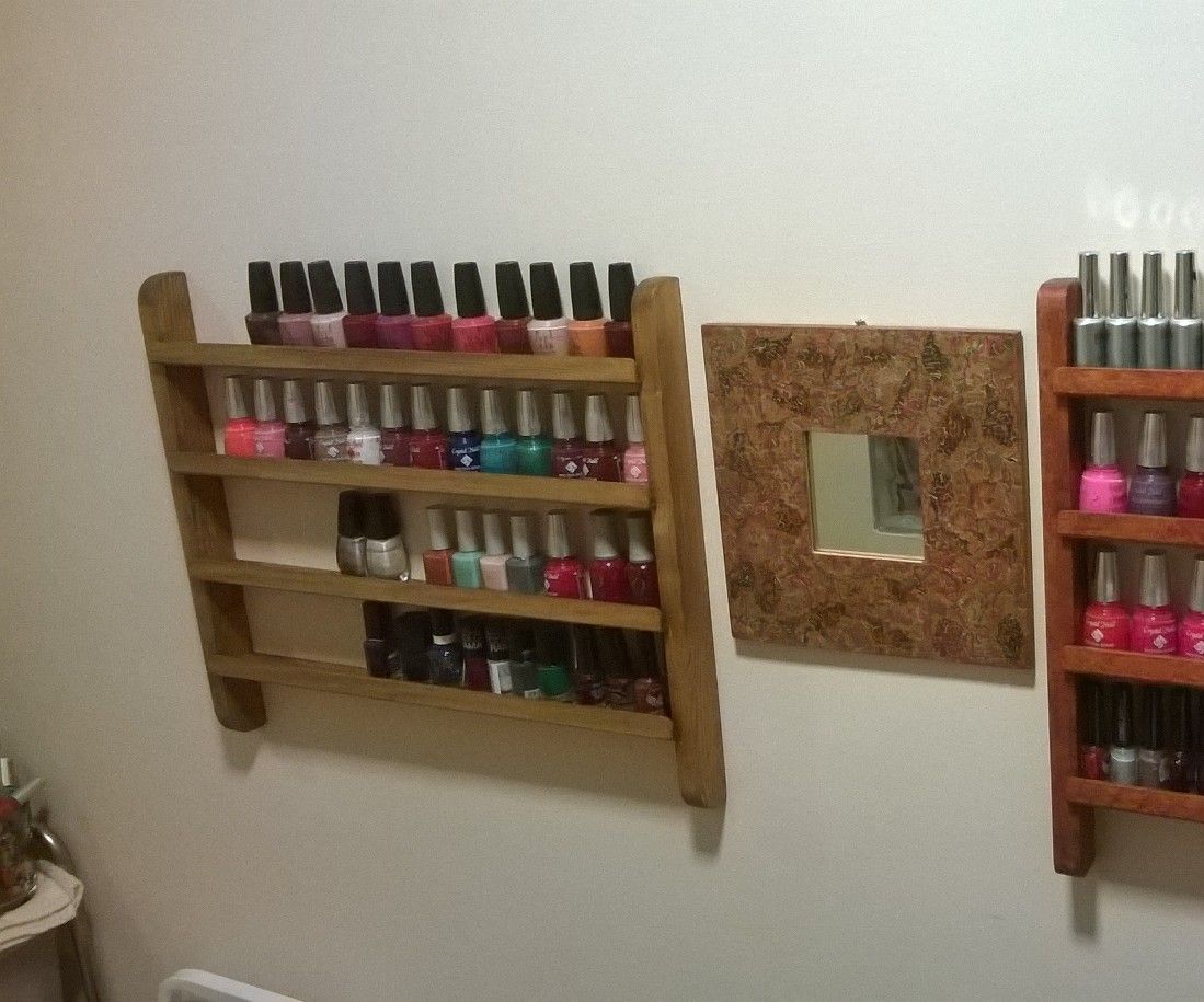 Perfect Size DIY Polish Shelf