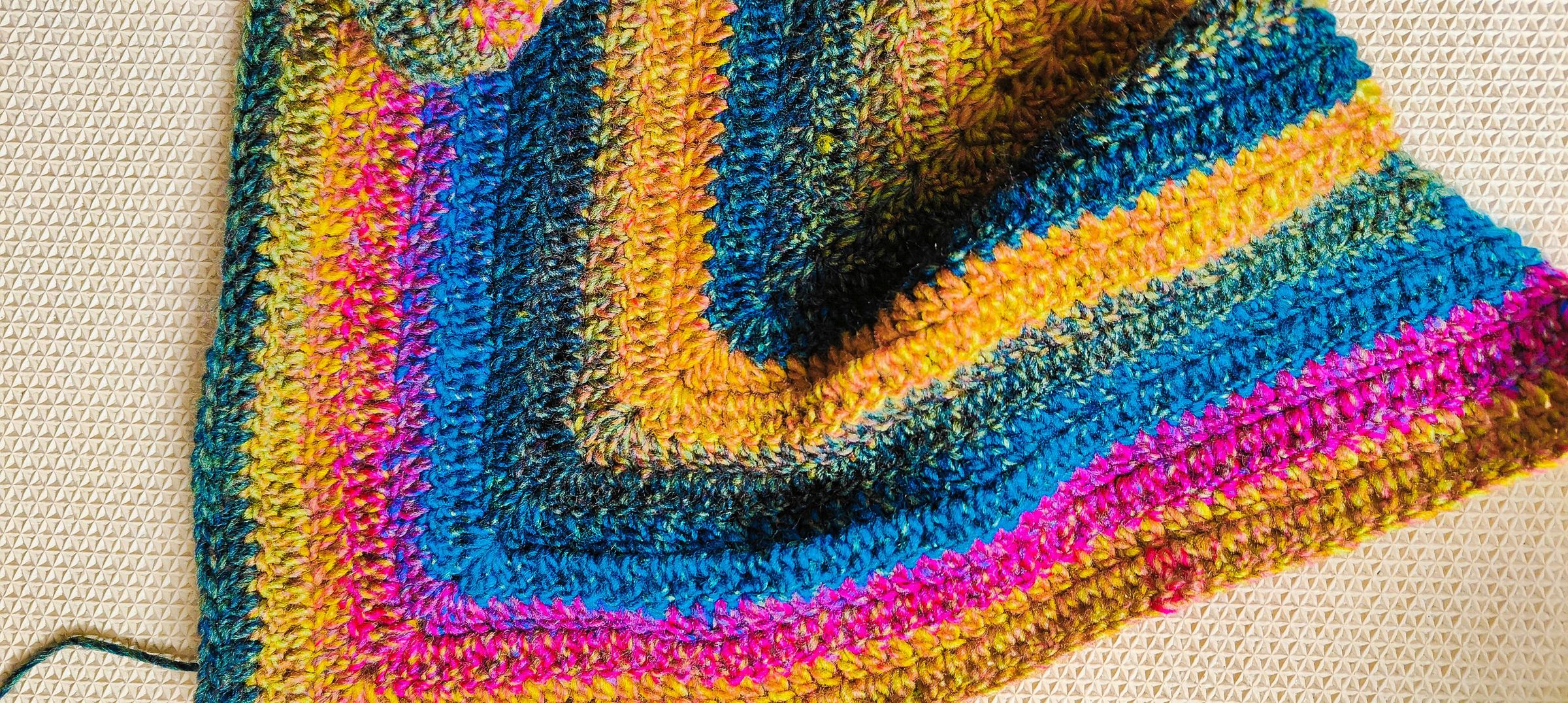 shawl triangle crochet