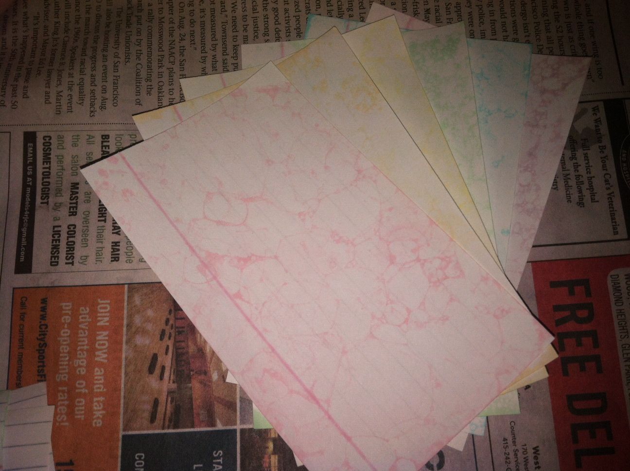 How to Make Bubble Print Paper