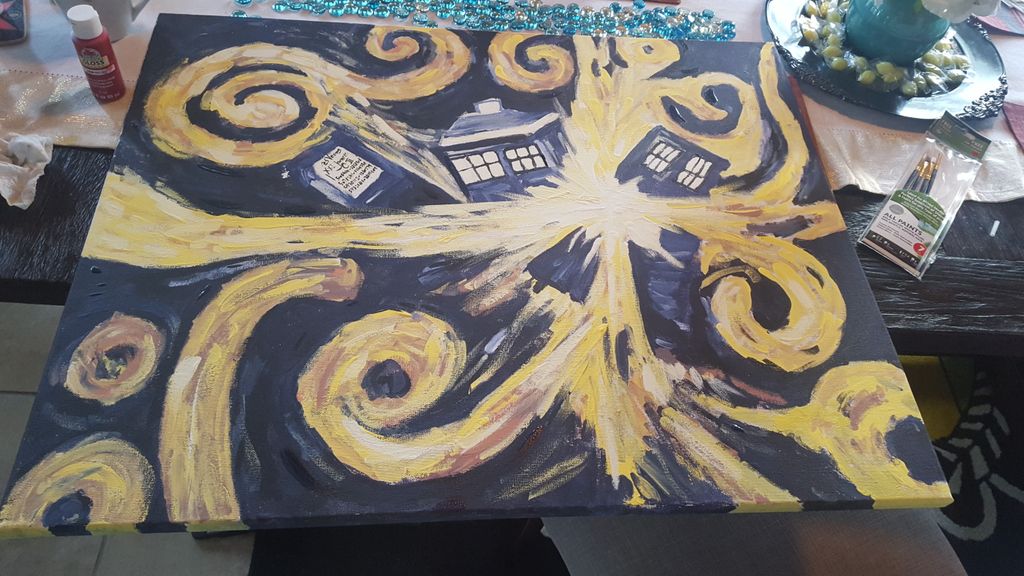 Dr Who Tardis Exploding Wallpaper