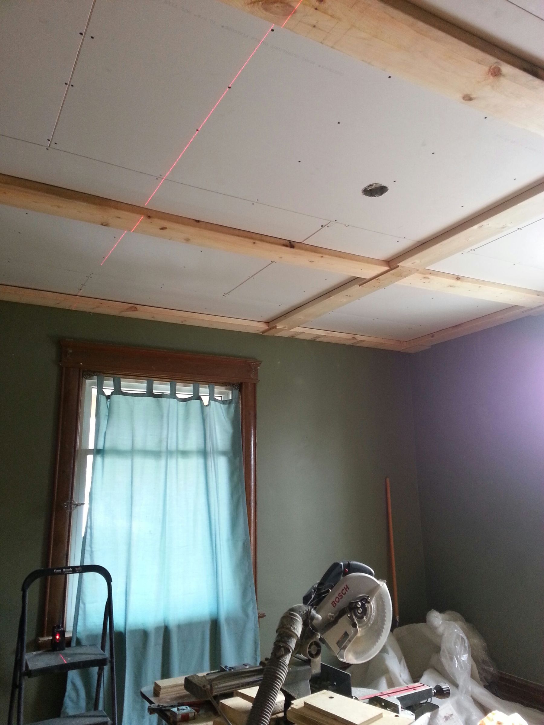 coffered ceiling