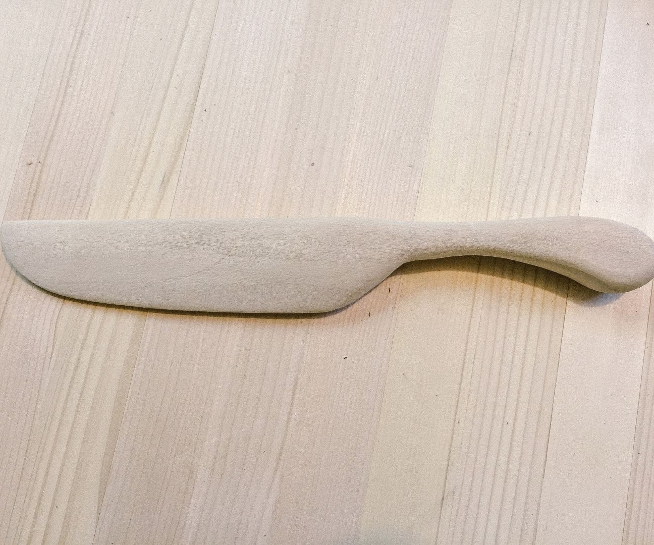 Carve a Wood Cooking Knife