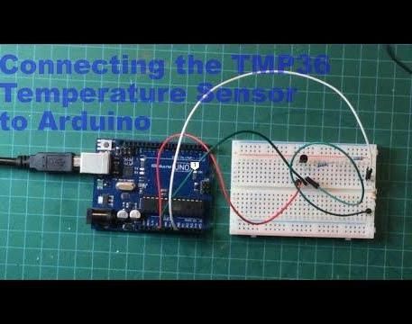 Connecting the TMP36 Temperature Sensor to Arduino