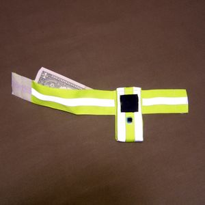 Sewing Armband Layers and Velcro Together