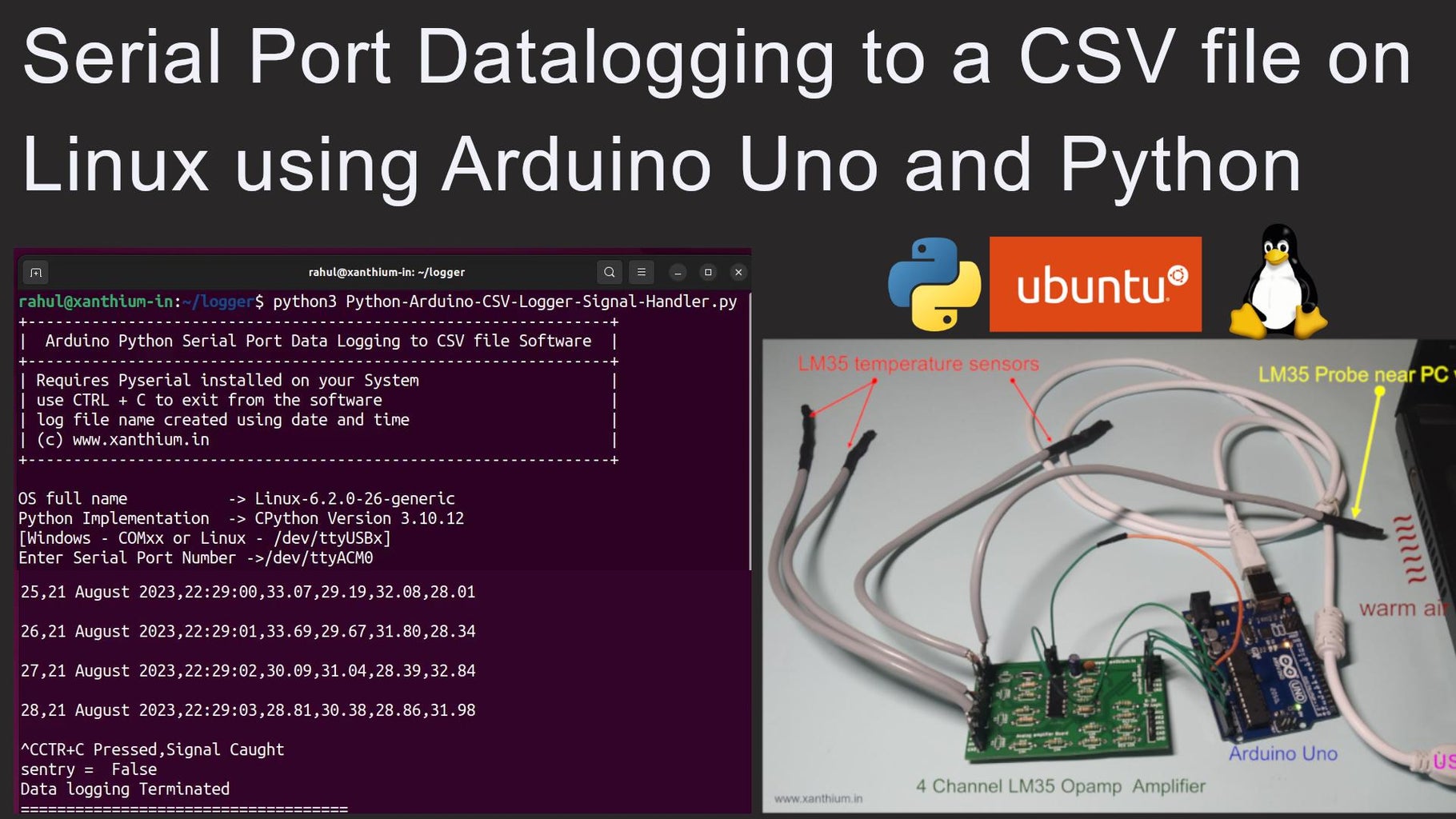 Build a Linux Based Data Acquisition and Logging System Using Arduino ...