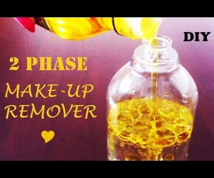 DIY: 2 Phase Make-up Remover