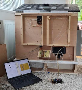 Doll's House Construction Rear Wiring Covers