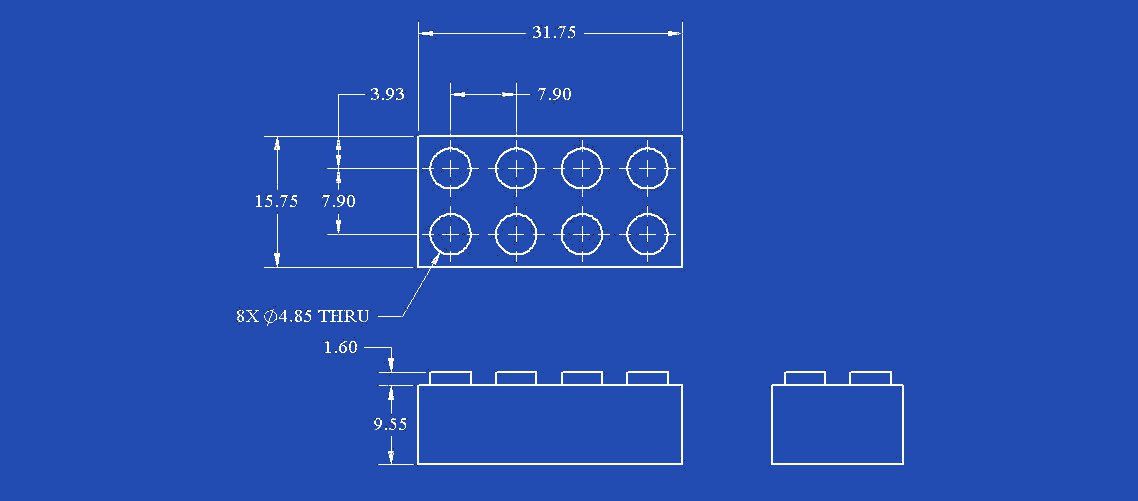 lego block blueprint