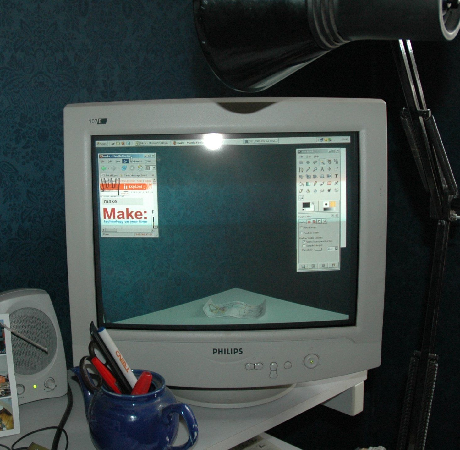 Make Your Monitor Invisible (well Almost)