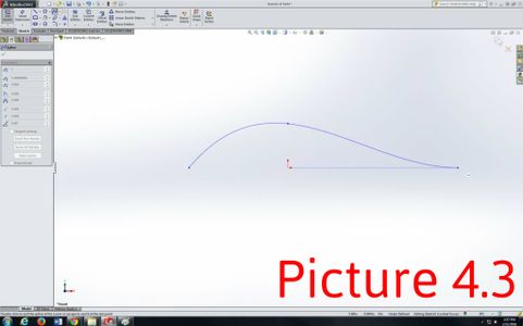 Sketch the Cross Section of the Turbine Blade