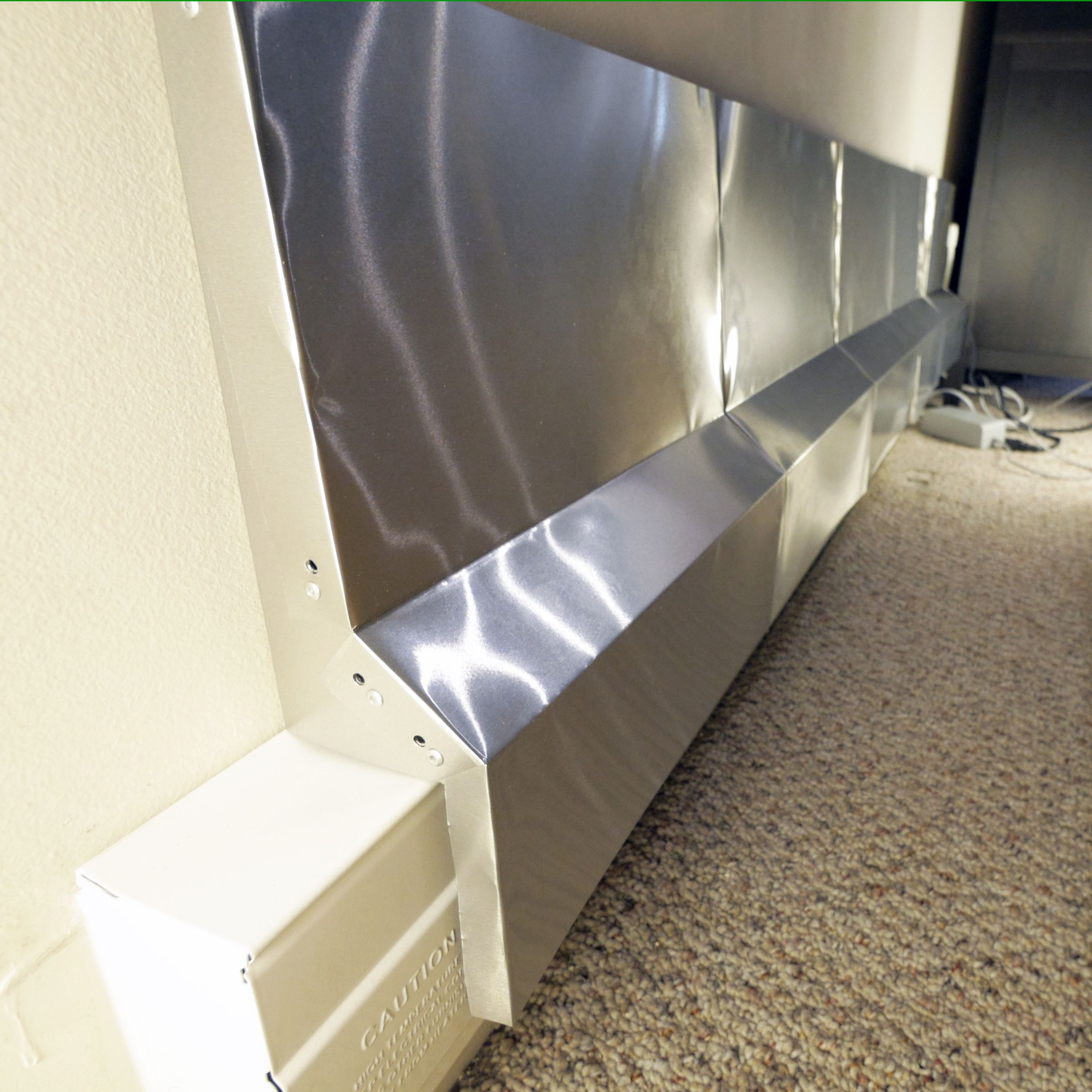 Baseboard Heat Shield / Chimney 15 Steps (with Pictures) Instructables