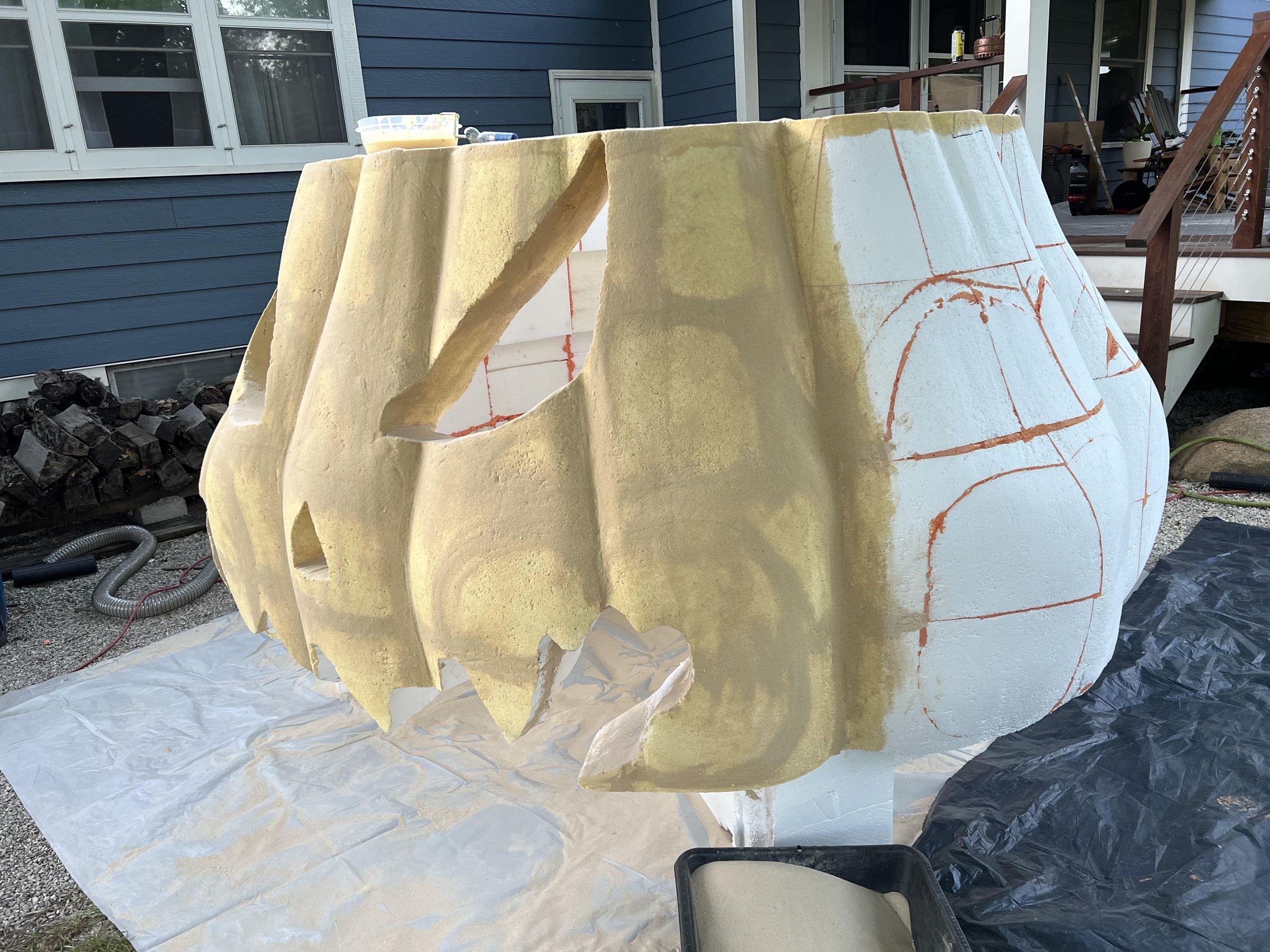 foamposite jack o lantern