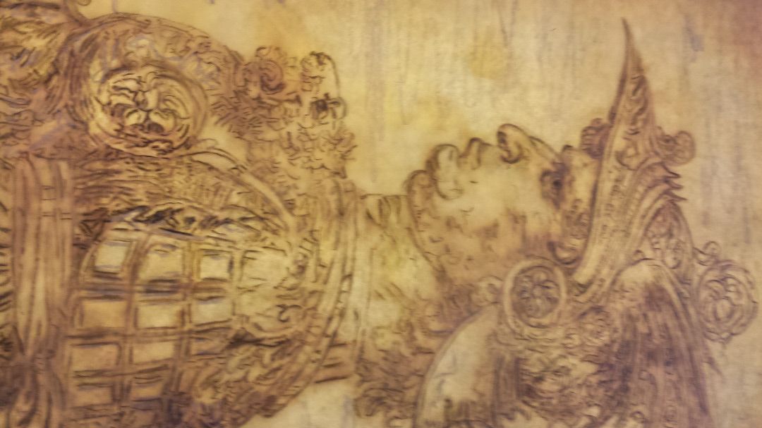 Ghettofabulous LED Tracing Table on a Budget