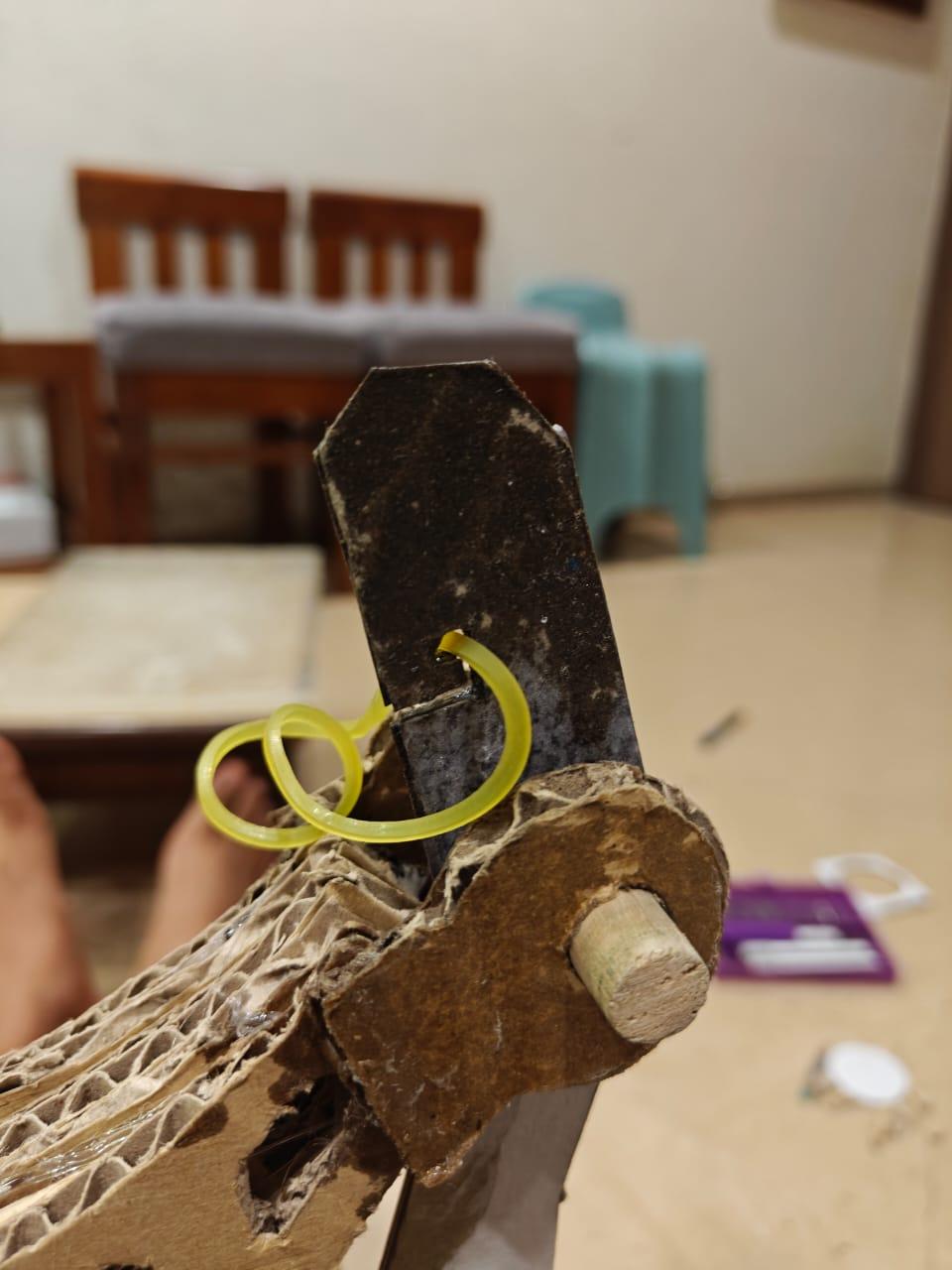 Adding the Catapult System (Elastic Band)