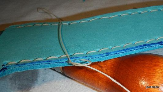 Finishing the Stitch and Tying Off the Thread Ends.