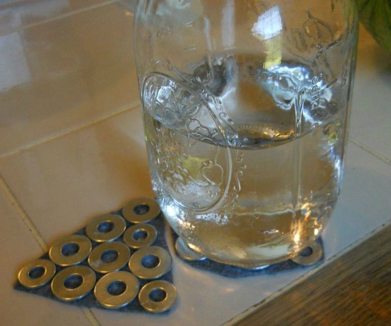 Stainless Steel Washer Coasters
