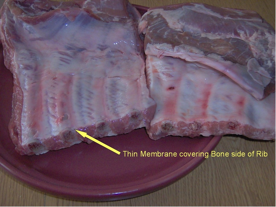 Removing the Membrane From Spareribs