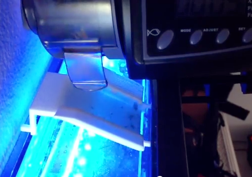 3d Printed Funnel System for My Fishtank's Automatic Fish Feeder