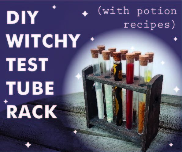 DIY Test Tube Holder (with Potion Recipes)