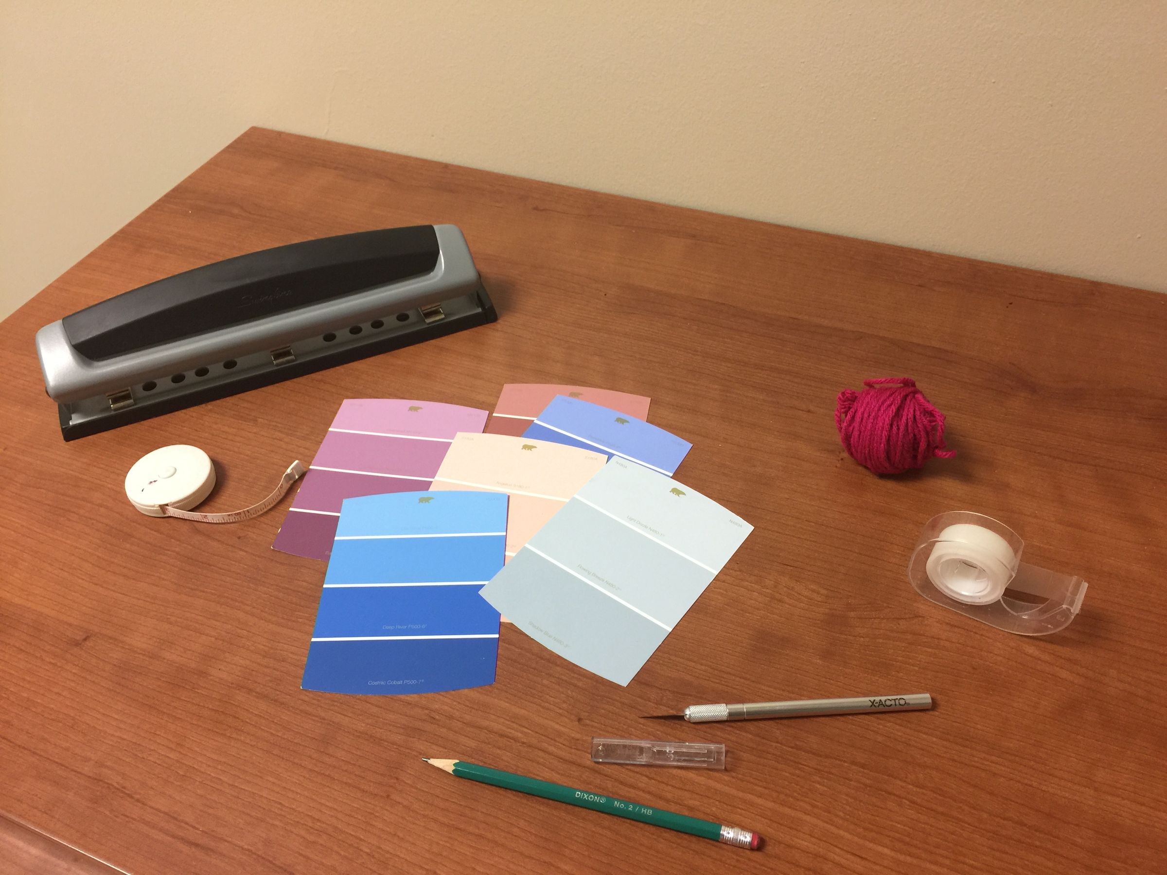 Paper Garland Made of Paint Chips/Color Swatches 9 Steps (with Pictures) Instructables