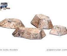 A simple paper rock