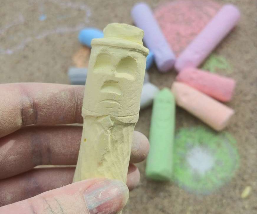 How to Carve Chalk People!