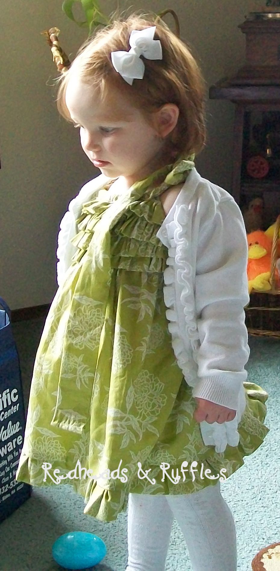 Ruffle Bodice Dress - Original Design!