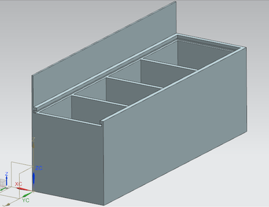 Make the Compartment for the Magnetic Pieces