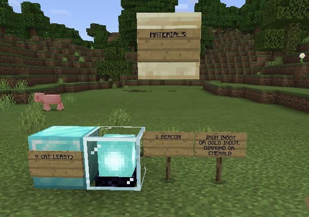 How to Create a Beacon in Minecraft : 7 Steps - Instructables