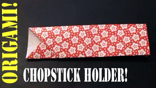 Chopstick Holder Origami Tutorial!