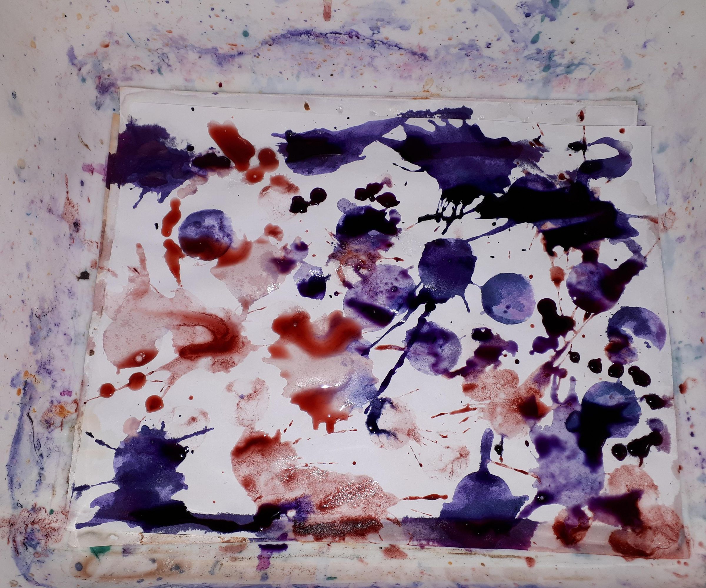 Making Natural Dye Pigments for Painting.