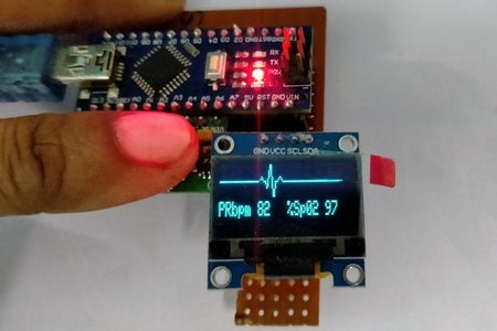 Arduino Based Pulse Oximeter Circuit Testing
