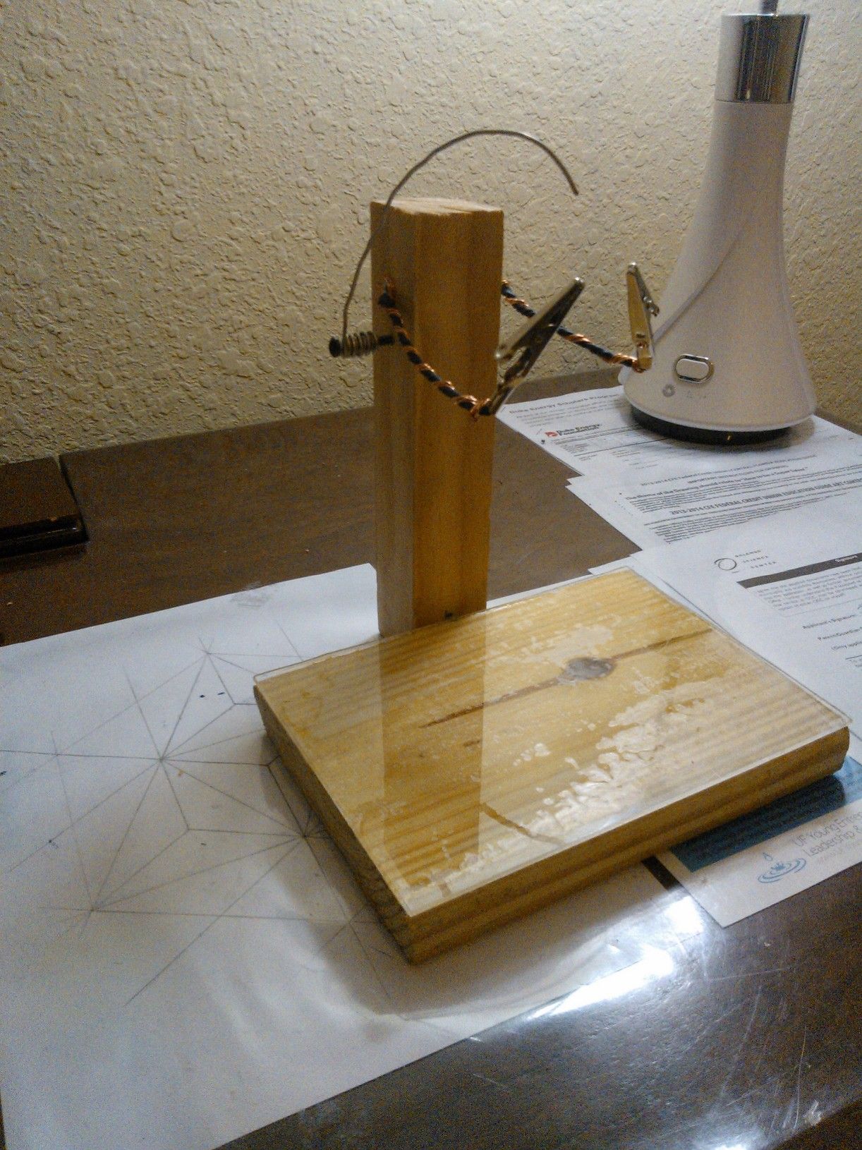 DIY Helping Hands (used primarily when soldering)