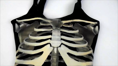 DIY Black Milk Inspired Skeleton Bodysuit Halloween Costume