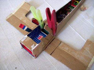 My Cardboard Biplane "KD-1"