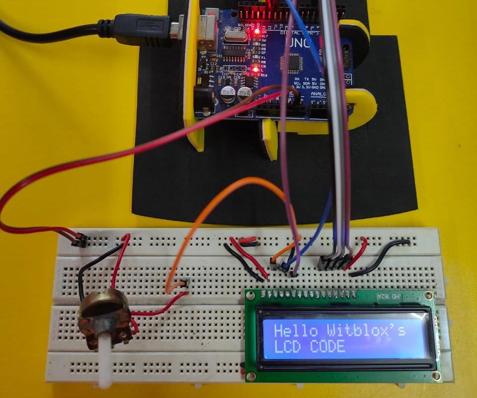 16*2 Lcd Arduino Display